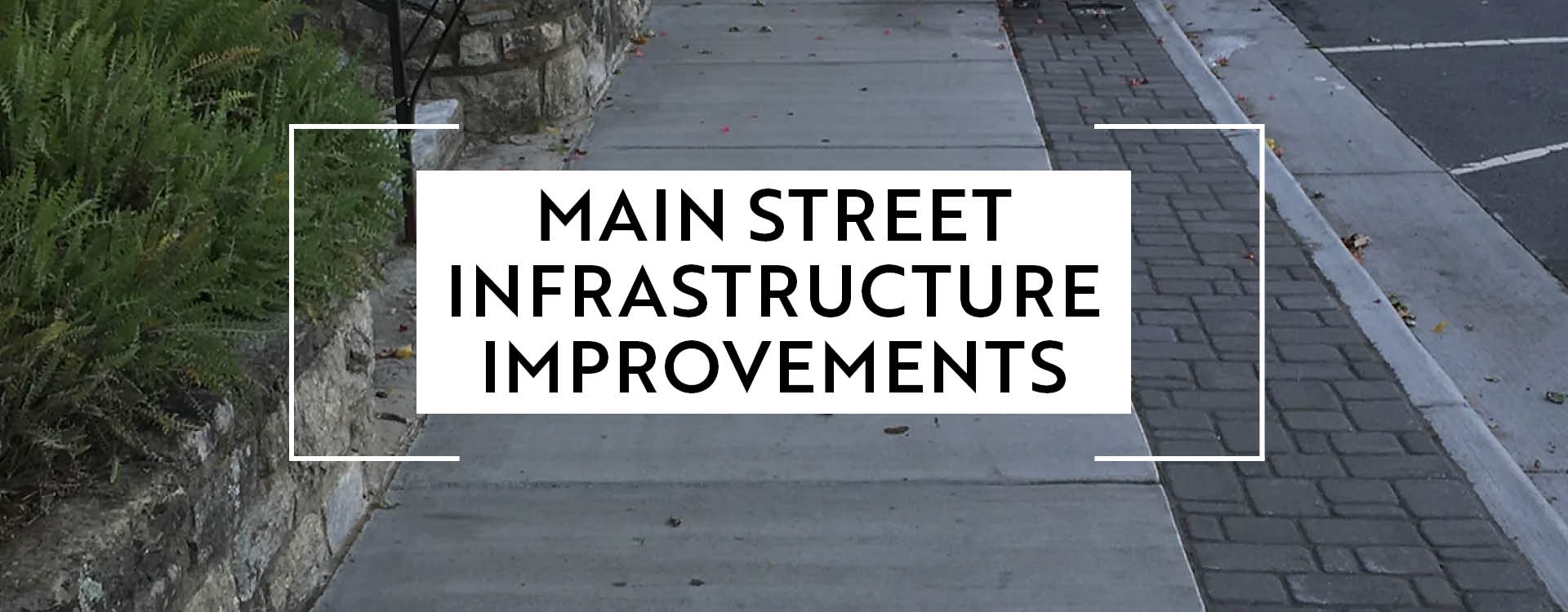 Main Street Improvements Website rotator